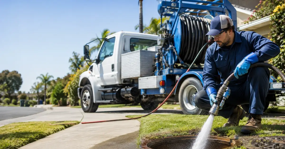 Hydro jet sewer cleaning Lodi
